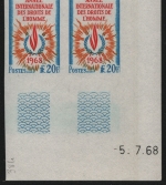 St. Pierre & Miquelon 1968 - Mi-Nr. 430 ** - MNH - ungez. / imp - Paar