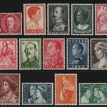 Griechenland 1957 - Mi-Nr. 654-667 ** - MNH - Königinnen & Könige (IV)