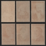 Frankreich 1954 - Mi-Nr. 1015-1020 ** - MNH - Persönlichkeiten (II)