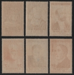Frankreich 1954 - Mi-Nr. 1015-1020 ** - MNH - Persönlichkeiten (III)