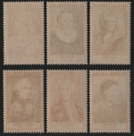 Frankreich 1955 - Mi-Nr. 1053-1058 ** - MNH - Persönlichkeiten (II)