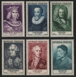 Frankreich 1955 - Mi-Nr. 1053-1058 ** - MNH - Persönlichkeiten (III)