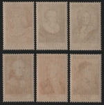 Frankreich 1955 - Mi-Nr. 1053-1058 ** - MNH - Persönlichkeiten (V)