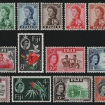 Fidschi 1959 - Mi-Nr. 141-153 ** - MNH - Queen Elizabeth II (I)
