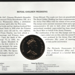 Jersey 1997 - Mi-Nr. 809-810 - Numisbrief - 5 Pounds - Goldene Hochzeit