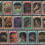 Jungferninseln 1979 / 80 - Mi-Nr. 366-382 I & II ** - MNH - Meeresleben (I)