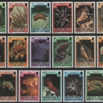 Jungferninseln 1979 / 80 - Mi-Nr. 366-382 I & II ** - MNH - Meeresleben (II)
