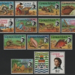 Kaiman-Inseln 1974 - Mi-Nr. 330-343 ** - MNH - Freimarken / Definitives (I)