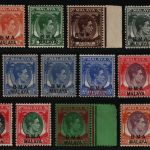 Malaiische Staaten 1945 - Mi-Nr. 1-15 ** - MNH - Bitte lesen