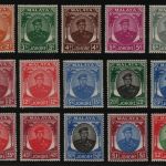 Malaya - Johore 1949 - Mi-Nr. 115-135 * - MH - Freimarken / Definitives