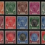 Malaya - Pahang 1950 - Mi-Nr. 43-63 * - MH - Freimarken / Definitives