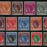 Malaya - Penang 1954 - Mi-Nr. 28-43 * - MH - Freimarken / Definitives