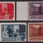 Russia / Sowjetunion 1941 - Mi-Nr. 821-824 ** - MNH - Leninmuseum (III)