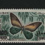 Libanon 1972 - Mi-Nr. Lot ex 1151-1154 ** - MNH - Schmetterling / Butterfly (1)