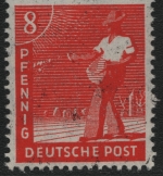 Bizone 1948 - Mi-Nr. 38 II R ** - MNH - BPP-Signatur