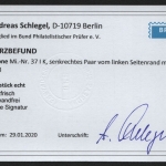 Bizone 1948 - Mi-Nr. 37 I K ** - MNH - Druckereizeichen 3 - BPP-Kurzbefund
