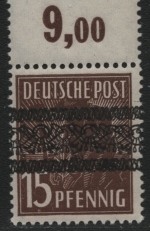 Bizone 1948 - Mi-Nr. 41 I DD P OR dgz ** - MNH - BPP-Kurzbefund