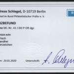 Bizone 1948 - Mi-Nr. 41 I DD P OR dgz ** - MNH - BPP-Kurzbefund