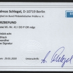Bizone 1948 - Mi-Nr. 41 I DD P OR ndgz ** - MNH - BPP-Kurzbefund