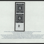 Alliierte Besetzung 1946 - Mi-Nr. 914 Uu ** - MNH - Obere Marke mit Falz - BPP