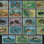 St. Vincent 1975 - Mi-Nr. 383-401 I ** - MNH - Fische / Fish (I)
