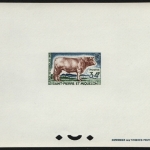 St. Pierre & Miquelon 1964 - Mi-Nr. 411 ** - MNH - Epreuve de Luxe - Stier