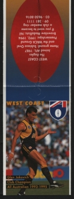 Australien 1996 - Mi-Nr. 1571 ** - MNH - MH 102 - Football - Eagles, West Coast