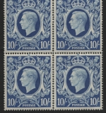 Großbritannien 1942 - Mi-Nr. 229 ** - MNH - Viererblock - George VI