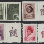 Polen 1948 - Mi-Nr. 511-514 ** - MNH - Tuberkulose - Zierfeld (V)