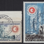 TAAF 1963 - Mi-Nr. 29-30 gest / used - Jahr der ruhigen Sonne
