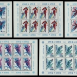 Russia / Sowjetunion 1988 - Mi-Nr. 5788-5792 ** - MNH - KLB - Olympia