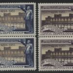 Russia / Sowjetunion 1951 - Mi-Nr. 1613-1614 ** - MNH - 4er-Block - Type II