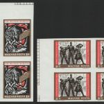 Ungarn 1968 - Mi-Nr. 2463-2464 B ** - MNH - Viererblock - Partei