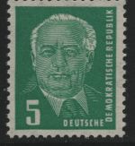 DDR 1952 - Mi-Nr. 322 za XII ** - MNH - BPP-Signatur - Pieck II