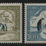 TAAF 1956 - Mi-Nr. 8-9 ** - MNH - Pinguine / Penguins (IV)