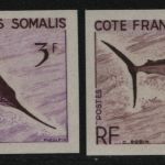 Französische Somaliküste 1959 - Mi-Nr. 322 ** - MNH - Fische - Farbproben (I)