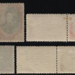 Russia / Sowjetunion 1949 - Mi-Nr. 1348-1352 * - MH - Zierfeld - Puschkin (I)