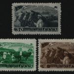 Russia / Sowjetunion 1948 - Mi-Nr. 1256-1258 * - MH - Viehzucht