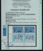 Russia / Sowjetunion 1961 - Mi-Nr. 2474 II gest / used - Paar - Attest