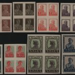 Russia / Sowjetunion 1926 - Mi-Nr. 248-261 I E ** - MNH - 4er-Block - ohne WZ