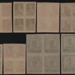 Russia / Sowjetunion 1926 - Mi-Nr. 248-261 I E ** - MNH - 4er-Block - ohne WZ