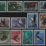 Jugoslawien 1954 - Mi-Nr. 738-749 ** - MNH - Fauna
