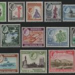 Rhodesien & Nyassa 1959 - Mi-Nr. 19-33 * - MH - Freimarken