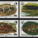 Gambia 1981 - Mi-Nr. 430-433 ** - MNH - Reptilien / Reptiles (I)