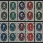 DDR 1950 - Mi-Nr. 261-270 ** - MNH - Paare - senkrecht