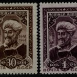 Russia / Sowjetunion 1942 - Mi-Nr. 827 C & 828 A ** - MNH - Navoi (I)