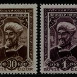 Russia / Sowjetunion 1942 - Mi-Nr. 827 C & 828 A ** - MNH - Navoi (IV)
