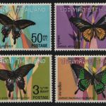 Thailand 1968 - Mi-Nr. 525-528 ** - MNH - Schmetterlinge / Butterfly (III)