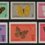 Dominikanische Republik 1966 - Mi-Nr. 868-875 ** - MNH - Schmetterlinge