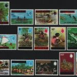 Gilbert und Ellice 1976 - Mi-Nr. 248-261 ** - MNH - Freimarken mit Aufdruck (1)